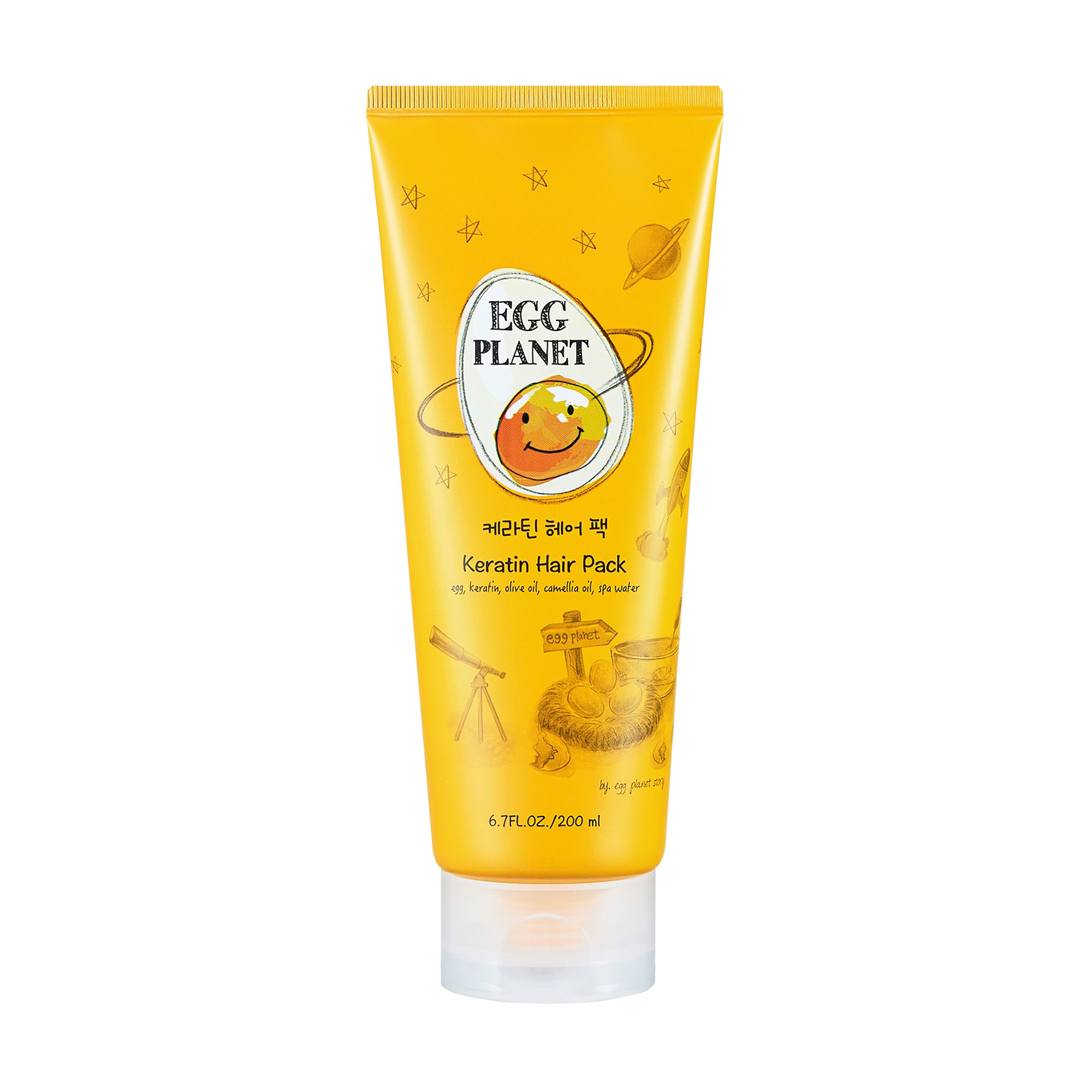 Кератинова маска Daeng Gi Meo Ri Egg Planet Keratin Hair Pack для пошкодженого волосся, 200 мл
Кератинова маска Daeng Gi Meo Ri Egg Planet Keratin Hair Pack для пошкодженого волосся, 200 мл