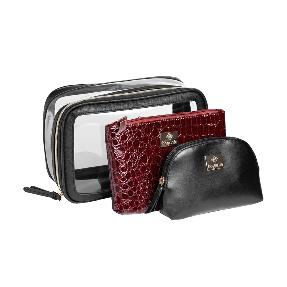 Набір косметичок Bogenia 002 Burgundy (велика, 24*17.5*8.5 см + середня, 20*1*3.5 см + маленька, 10.5*16*4 см) (BG209)
Набір косметичок Bogenia 002 Burgundy (велика, 24*17.5*8.5 см + середня, 20*1*3.5 см + маленька, 10.5*16*4 см) (BG209)