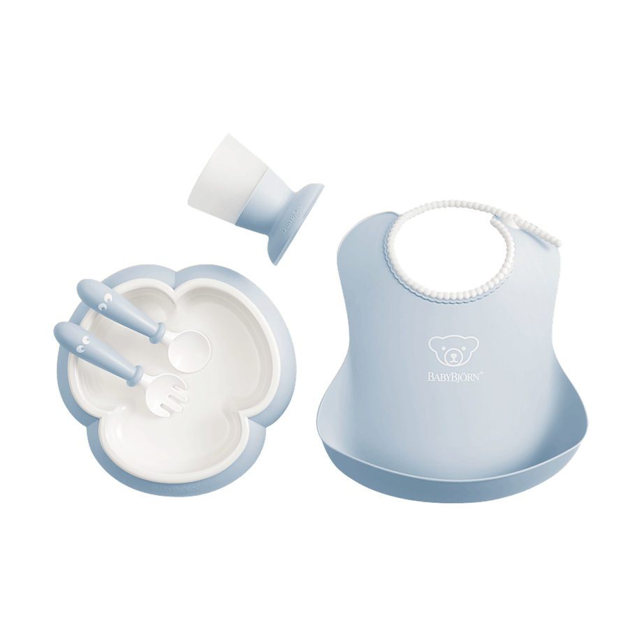 Дитячий набір посуди BabyBjorn Baby Dinner Set Powder Blue, блакитний, 5 предметів (70067)
Дитячий набір посуди BabyBjorn Baby Dinner Set Powder Blue, блакитний, 5 предметів (70067)