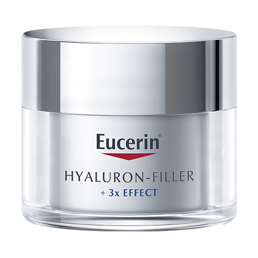 Уцінка! Денний крем для обличчя Eucerin Hyaluron-Filler+3x Effect SPF15 проти старіння, для сухої шкіри, 50 мл