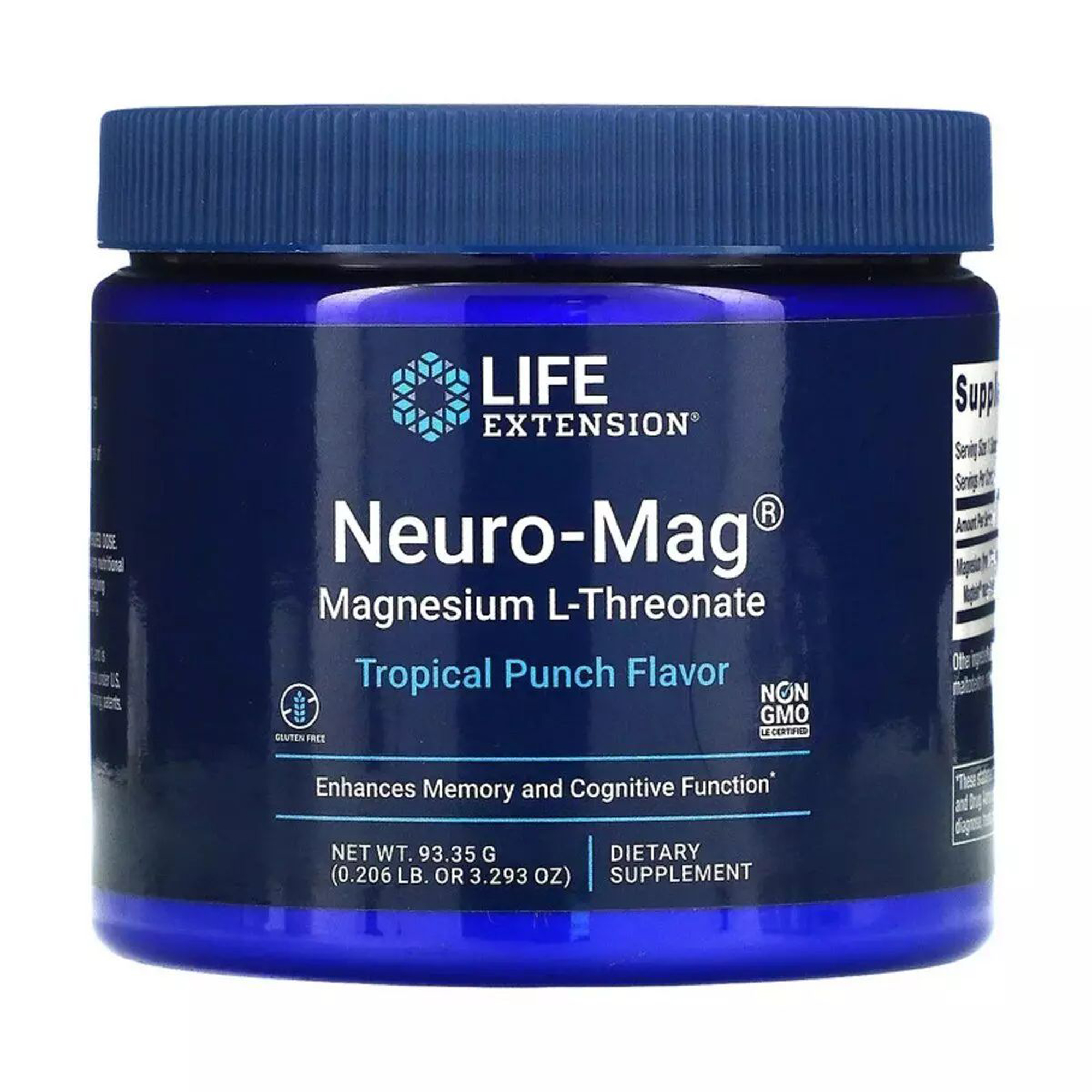 Магній L-Треонат Life Extension Neuro-Mag Magnesium L-Threonate зі смаком тропічного пуншу, в порошку, 93.35 г
Магній L-Треонат Life Extension Neuro-Mag Magnesium L-Threonate зі смаком тропічного пуншу, в порошку, 93.35 г
