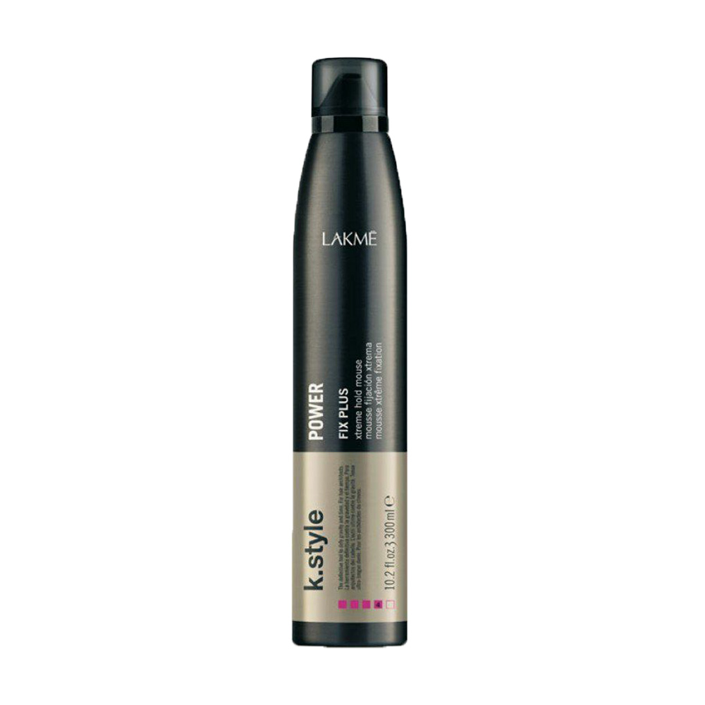 Мус для укладання волосся Lakme K.Style Power Fix Plus Xtreme Hold Mousse екстрасильної фіксації, 300 мл
Мус для укладання волосся Lakme K.Style Power Fix Plus Xtreme Hold Mousse екстрасильної фіксації, 300 мл