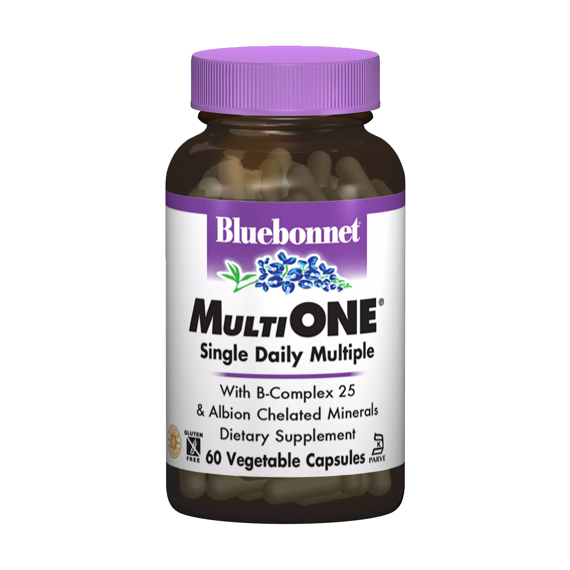 Мультивiтамiни Bluebonnet Nutrition MultiONE з залiзом, 60 гелевих капсул
Мультивiтамiни Bluebonnet Nutrition MultiONE з залiзом, 60 гелевих капсул