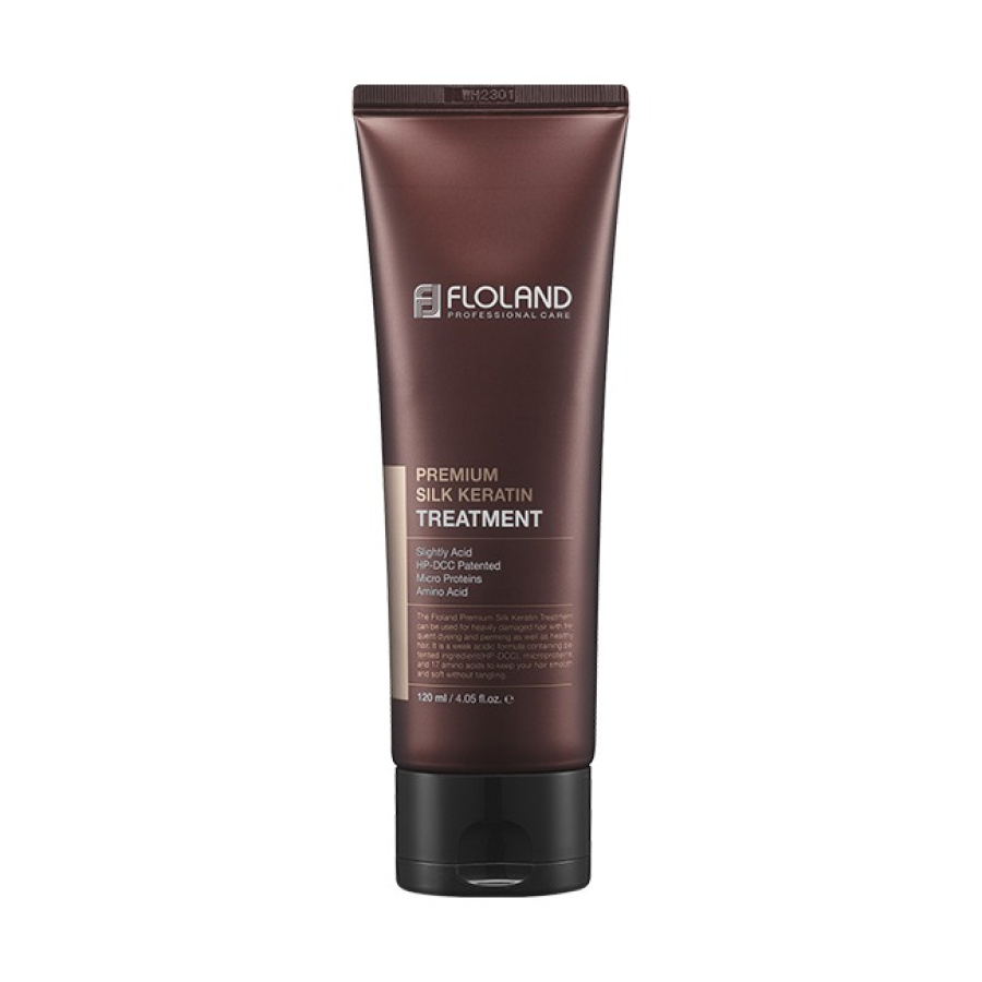 Відновлювальний кондиціонер для волосся Floland Premium Silk Keratin Treatment з кератином, 120 мл
Відновлювальний кондиціонер для волосся Floland Premium Silk Keratin Treatment з кератином, 120 мл