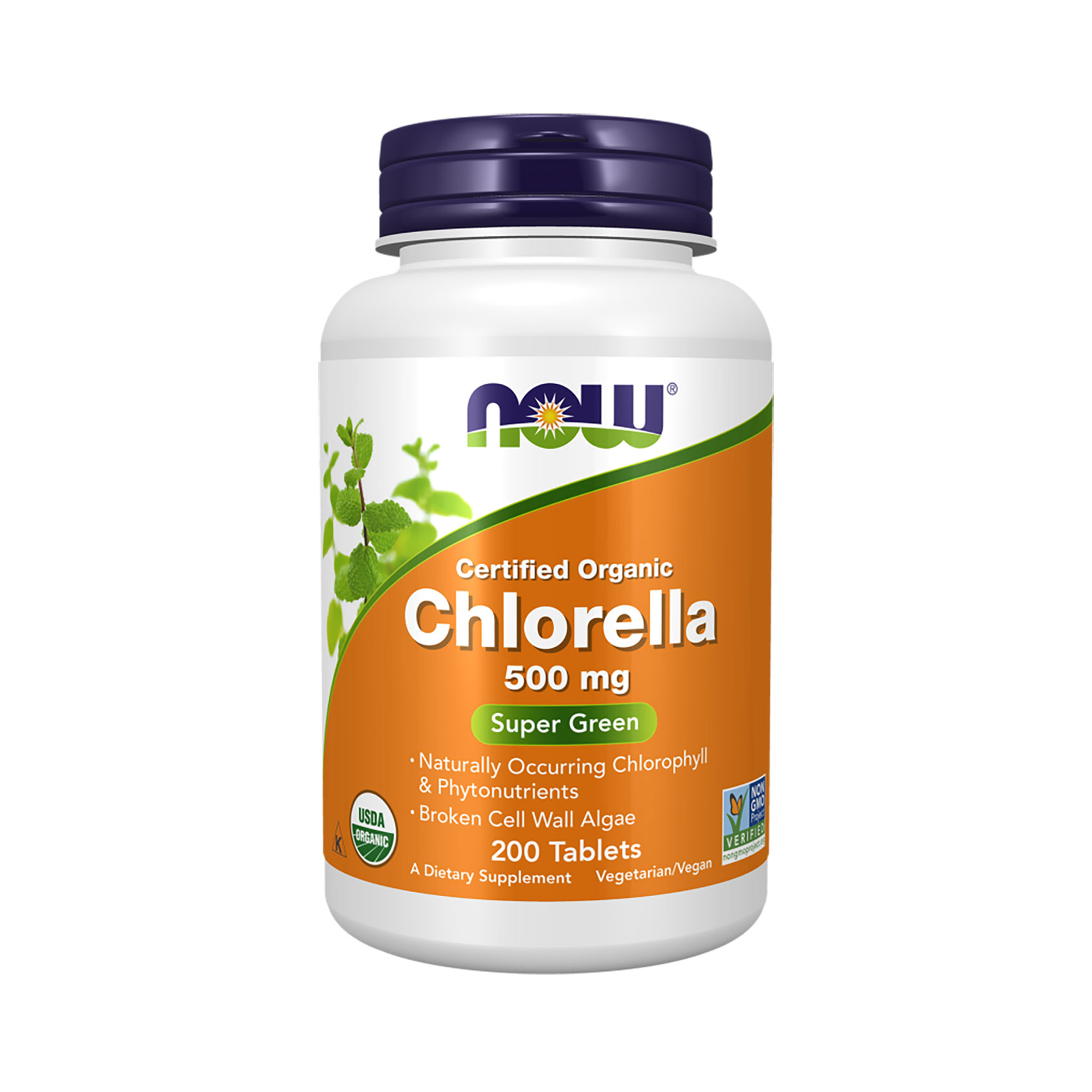Хлорела NOW Foods Chlorella 500 мг, 200 таблеток
Хлорела NOW Foods Chlorella 500 мг, 200 таблеток