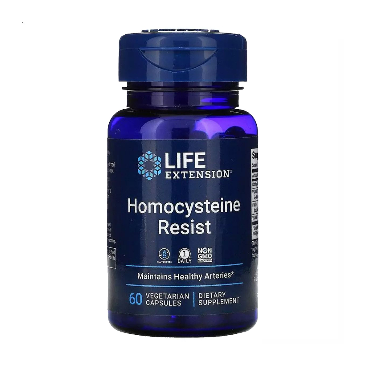 Резистентність гомоцистеїну Life Extension Homocysteine Resist, 60 капсул
Резистентність гомоцистеїну Life Extension Homocysteine Resist, 60 капсул