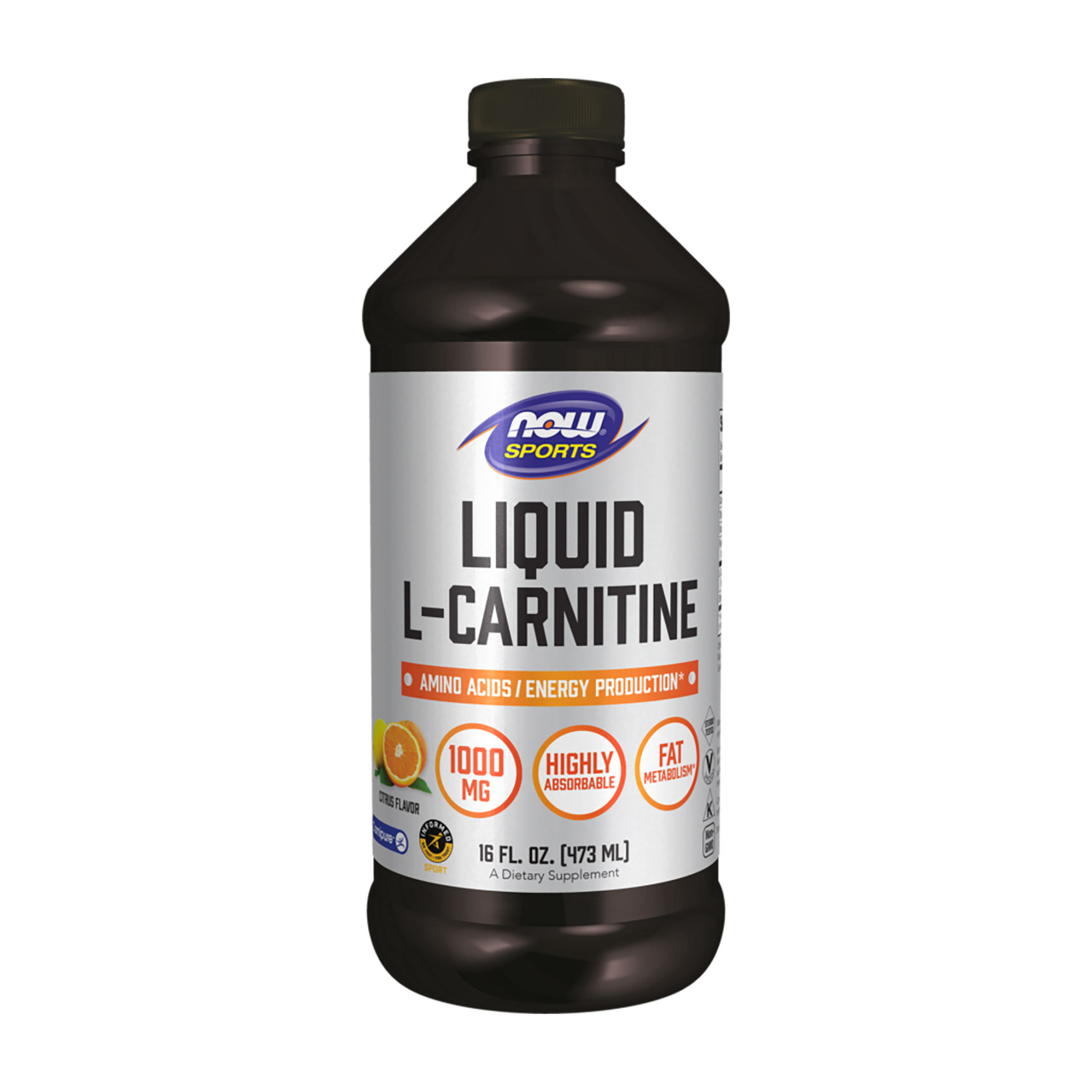 L-Карнітин NOW foods Liquid L-Carnitine 1000 мг, з цитрусовим смаком, в рідині, 473 мл
L-Карнітин NOW foods Liquid L-Carnitine 1000 мг, з цитрусовим смаком, в рідині, 473 мл