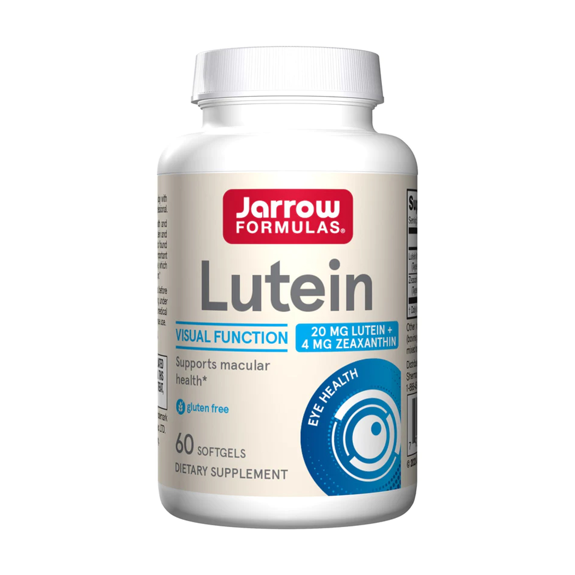 Лютеїн Jarrow Formulas Lutein 20 мг, 60 гелевих капсул
Лютеїн Jarrow Formulas Lutein 20 мг, 60 гелевих капсул