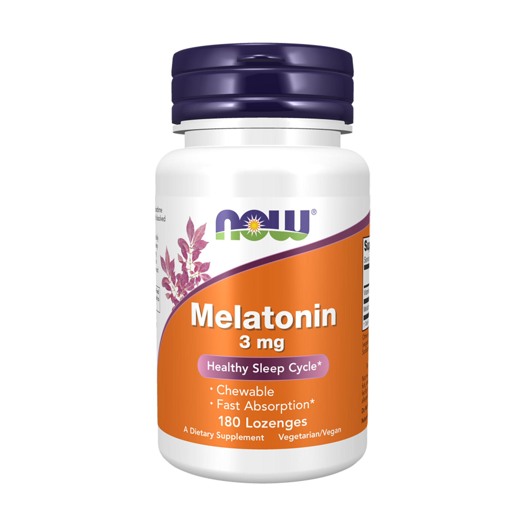Мелатонін NOW Foods Melatonin 3 мг, 180 жувальних пастилок
Мелатонін NOW Foods Melatonin 3 мг, 180 жувальних пастилок