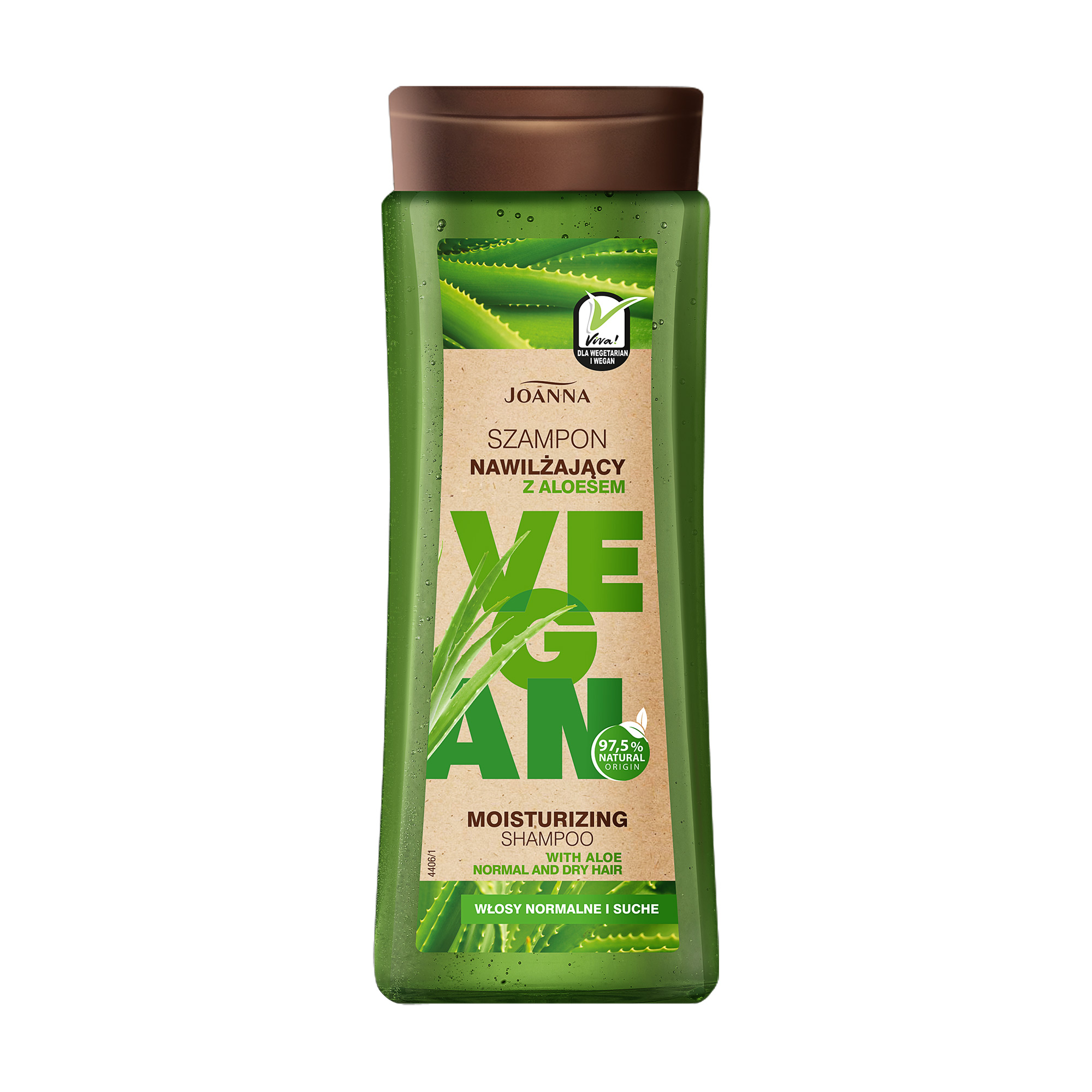 Зволожувальний шампунь Joanna Vegan Moisturizing Shampoo with Aloe для сухого та нормального волосся, 300 мл
Зволожувальний шампунь Joanna Vegan Moisturizing Shampoo with Aloe для сухого та нормального волосся, 300 мл