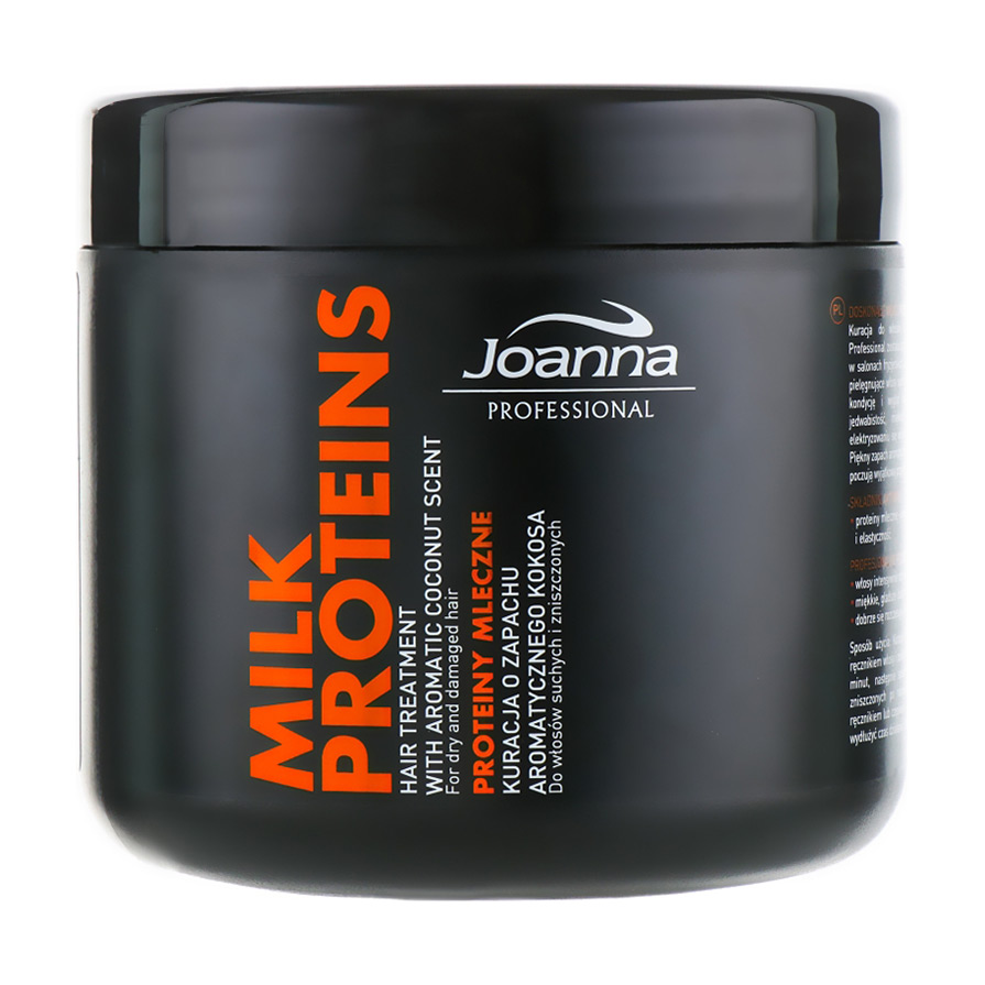 Відновлювальний кондиціонер Joanna Professional Milk Proteins Hair Treatment з ароматом кокоса, для сухого та пошкодженого волосся, 500 г
Відновлювальний кондиціонер Joanna Professional Milk Proteins Hair Treatment з ароматом кокоса, для сухого та пошкодженого волосся, 500 г