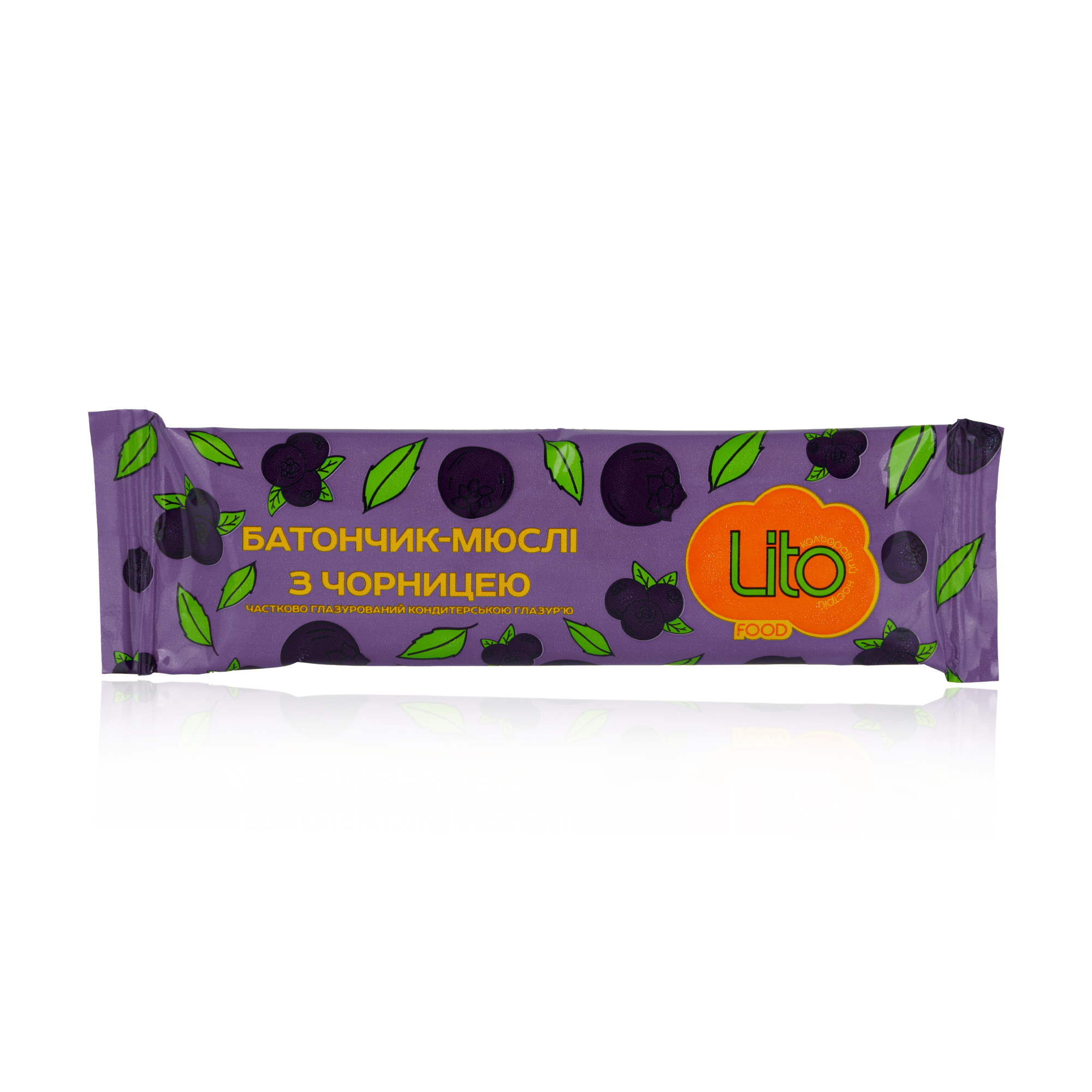 Батончик-мюслі Lito з чорницею та кондитерською глазур'ю, 25 г
Батончик-мюслі Lito з чорницею та кондитерською глазур'ю, 25 г