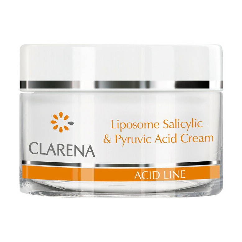 Уцінка! Крем для обличчя Clarena Liposome Pyruvic Acid Salicylic & Cream з саліциловою та піровиноградною кислотами, 50 мл
Уцінка! Крем для обличчя Clarena Liposome Pyruvic Acid Salicylic & Cream з саліциловою та піровиноградною кислотами, 50 мл