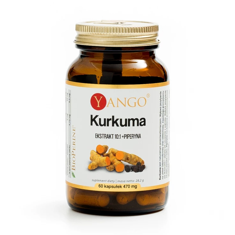 Екстракт куркуми + піперин Yango Turmeric Extract + Piperine 470 мг, 60 капсул
Екстракт куркуми + піперин Yango Turmeric Extract + Piperine 470 мг, 60 капсул