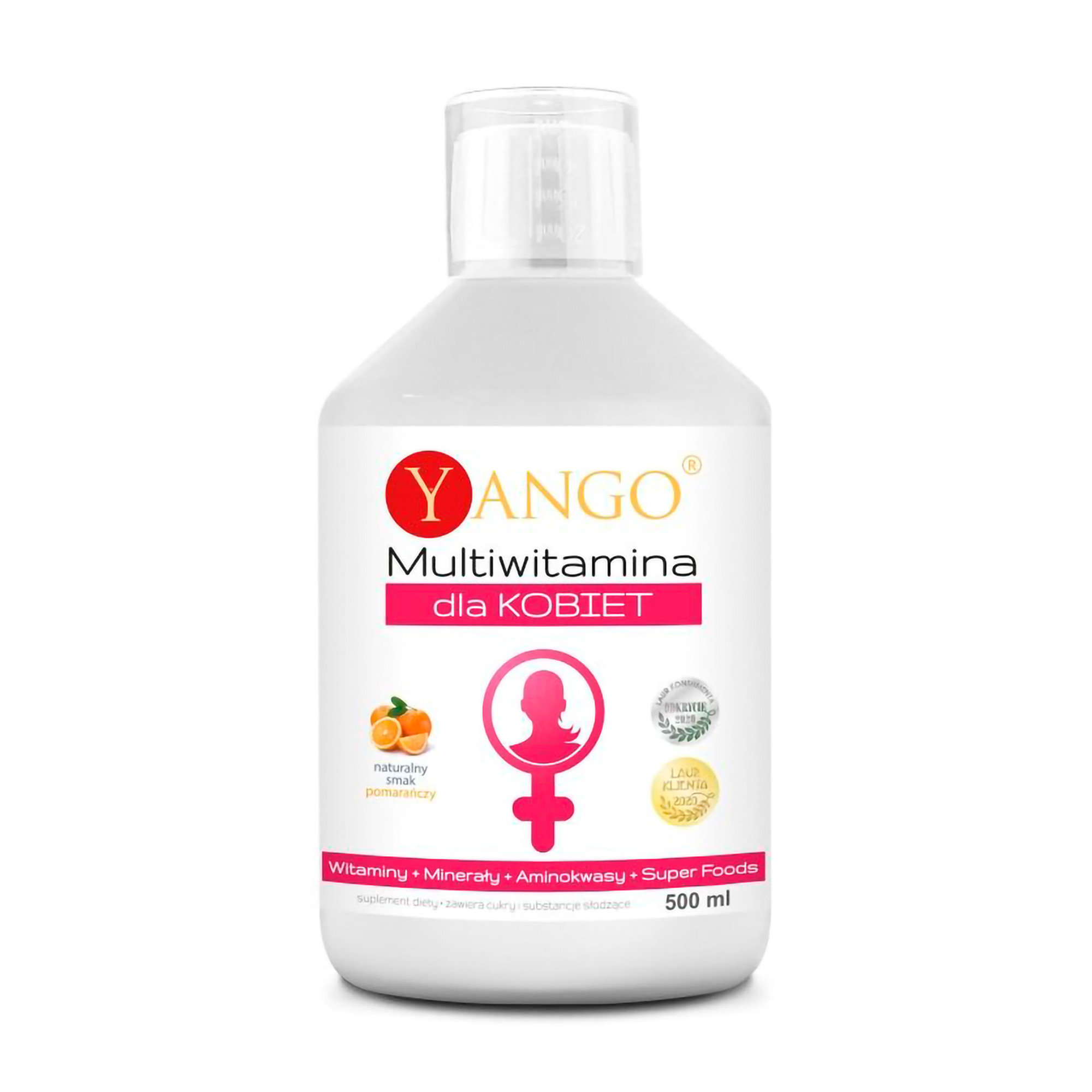 Уцінка! Жіночі мультивітаміни Yango Women's Multivitamin в рідині, 500 мл
Уцінка! Жіночі мультивітаміни Yango Women's Multivitamin в рідині, 500 мл