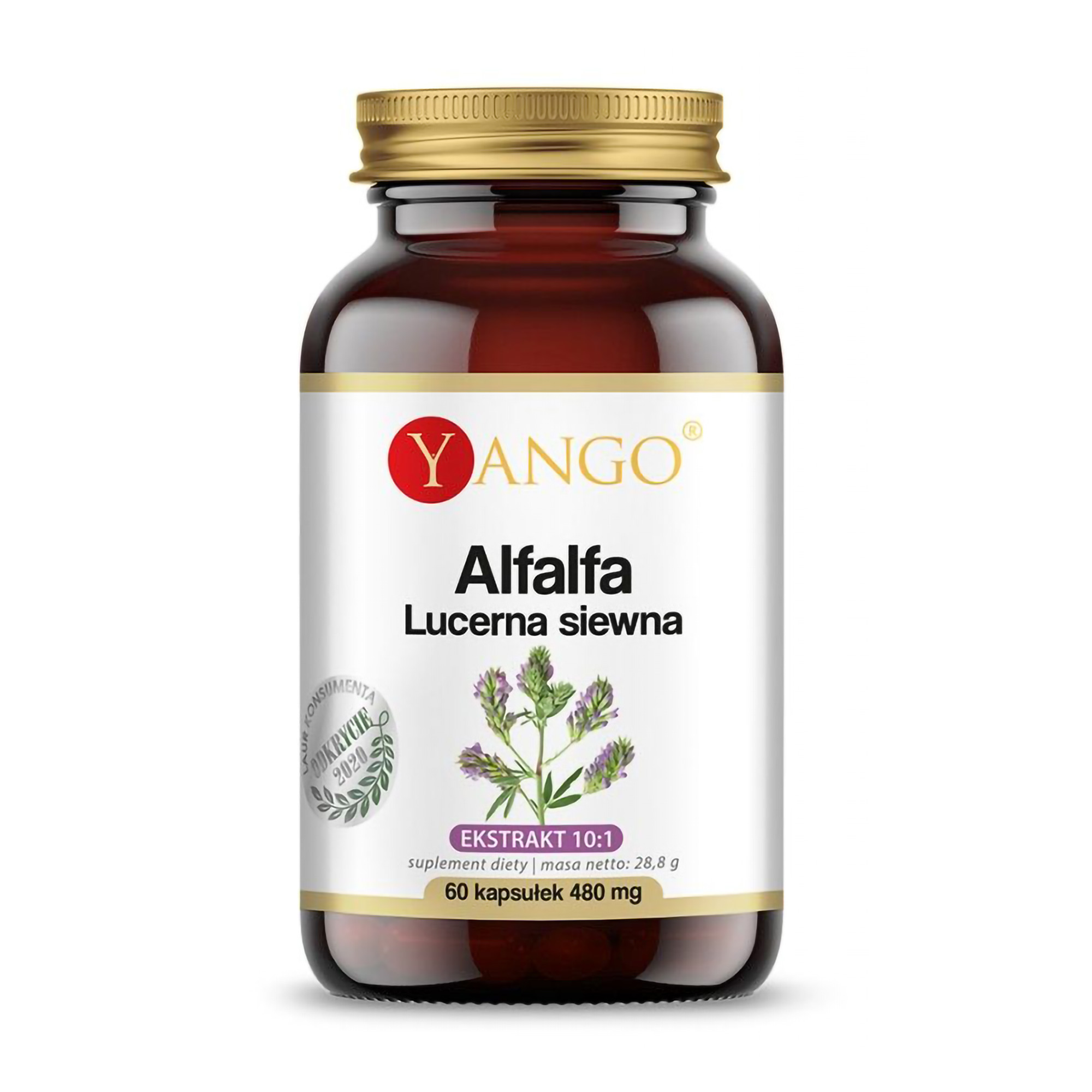 Люцерна Yango Lucerne 480 мг, 60 капсул
Люцерна Yango Lucerne 480 мг, 60 капсул