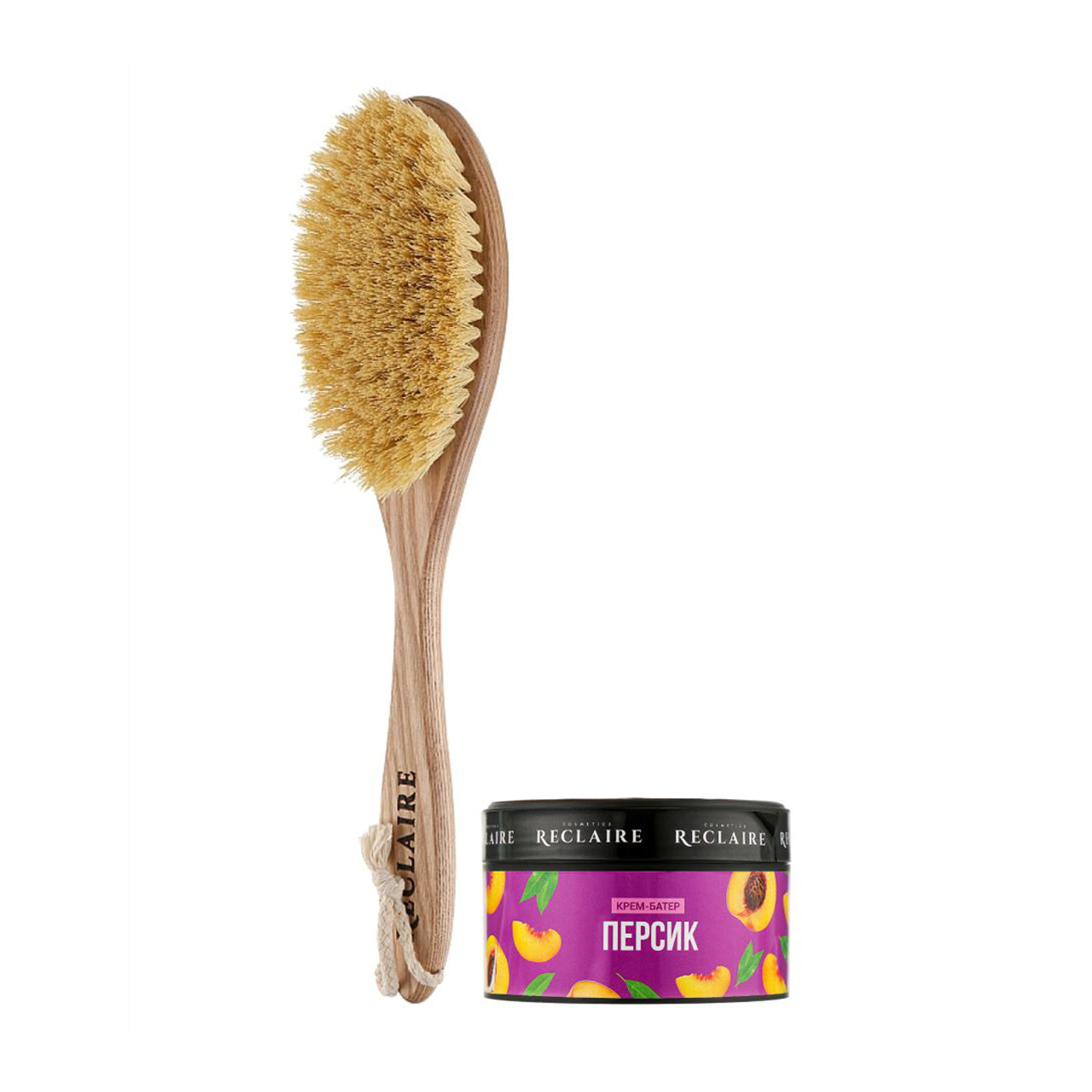 Уцінка! Набір для тіла Reclaire Масажний комплекс (крем-батер Персик, 200 мл + щітка)
Уцінка! Набір для тіла Reclaire Масажний комплекс (крем-батер Персик, 200 мл + щітка)