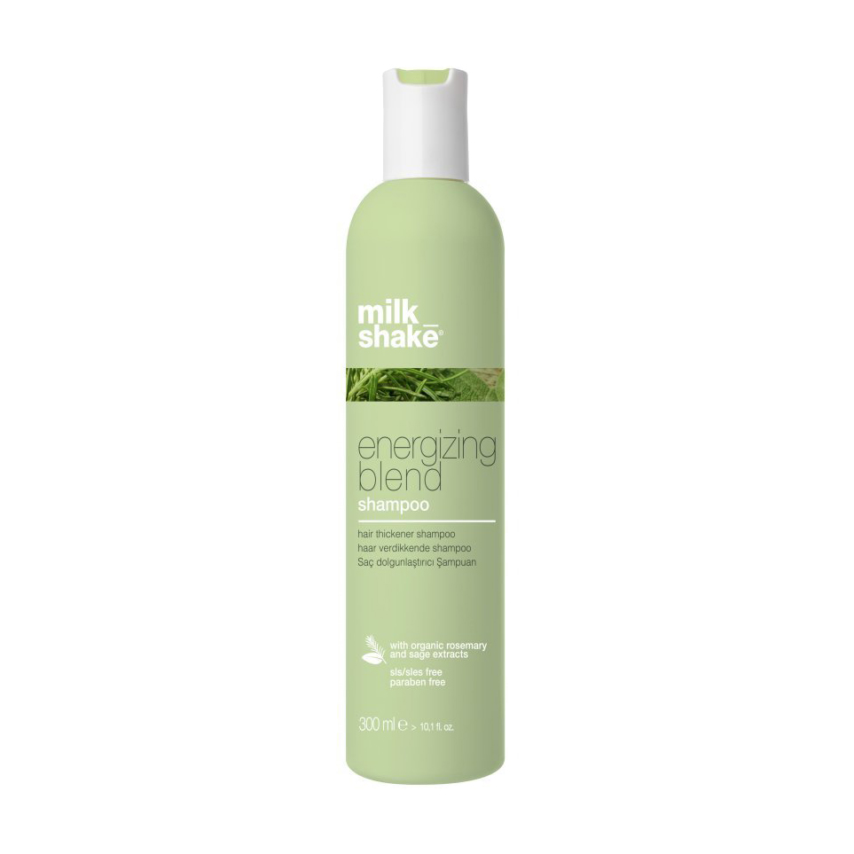 Бадьорливий шампунь milk_shake Energizing Blend Shampoo для тонкого, слабкого та ламкого волосся, 300 мл
Бадьорливий шампунь milk_shake Energizing Blend Shampoo для тонкого, слабкого та ламкого волосся, 300 мл