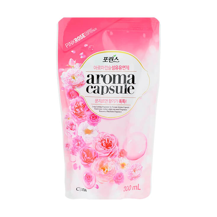 Кондиціонер для білизни Lion Porinse Аroma Capsule Pink Rose, 10 циклів прання, 300 мл (запаска)
Кондиціонер для білизни Lion Porinse Аroma Capsule Pink Rose, 10 циклів прання, 300 мл (запаска)
