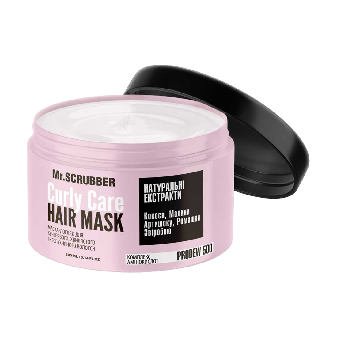 Маска Mr.Scrubber Curly Сare для кучерявого, хвилястого та неслухняного волосся, з комплексом амінокислот, 300 мл
Маска Mr.Scrubber Curly Сare для кучерявого, хвилястого та неслухняного волосся, з комплексом амінокислот, 300 мл