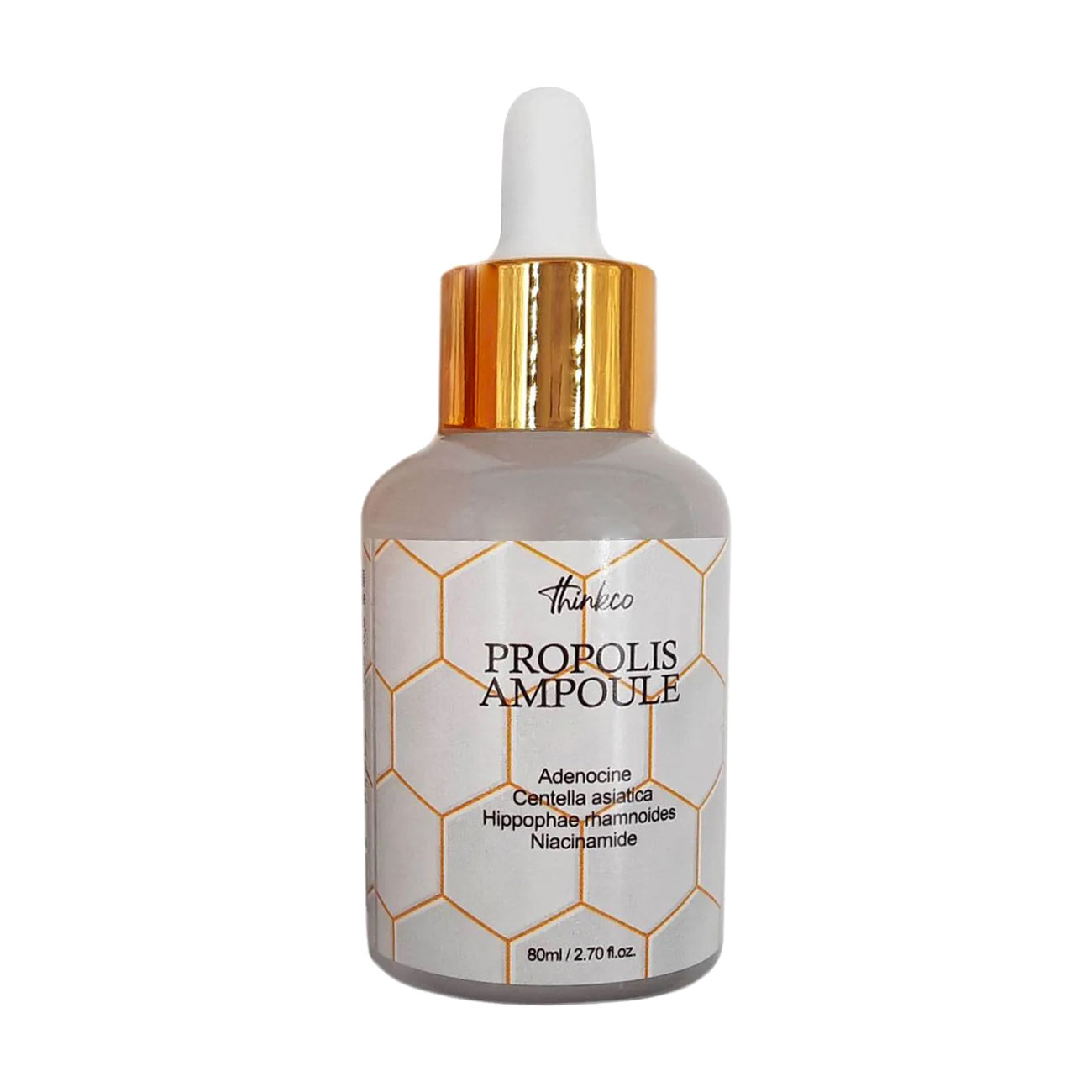Сироватка для обличчя Thinkco Propolis Ampoule з прополісом, для регенірації шкіри, 80 мл
Сироватка для обличчя Thinkco Propolis Ampoule з прополісом, для регенірації шкіри, 80 мл