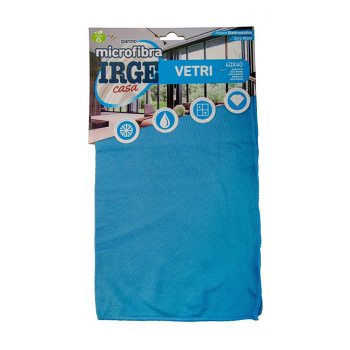 Серветка для скла Irge блакитна, з мікрофібри, 40*40 см, 1 шт
Серветка для скла Irge блакитна, з мікрофібри, 40*40 см, 1 шт