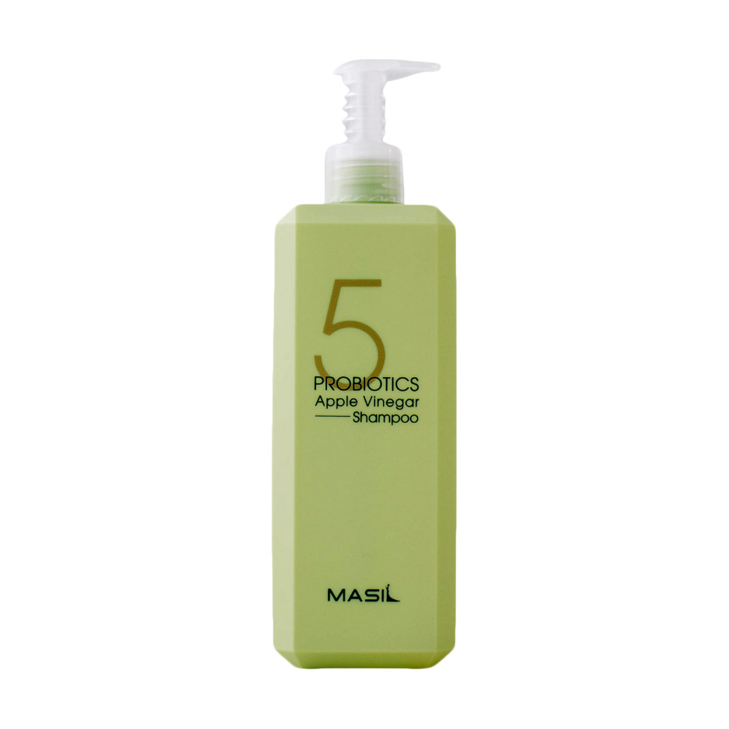 М'який безсульфатний шампунь Masil 5 Probiotics Apple Vinegar Shampoo з пробіотиками та яблучним оцтом, для чутливої шкіри голови, 500 мл
М'який безсульфатний шампунь Masil 5 Probiotics Apple Vinegar Shampoo з пробіотиками та яблучним оцтом, для чутливої шкіри голови, 500 мл