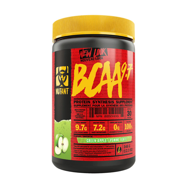 Амінокислоти Mutant BCAA 9.7 Green Apple в порошку, 348 г
Амінокислоти Mutant BCAA 9.7 Green Apple в порошку, 348 г