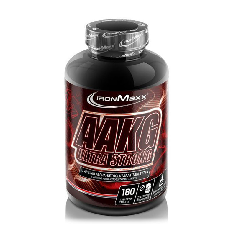 Аргінін IronMaxx AAKG Ultra Strong, 180 таблеток
Аргінін IronMaxx AAKG Ultra Strong, 180 таблеток