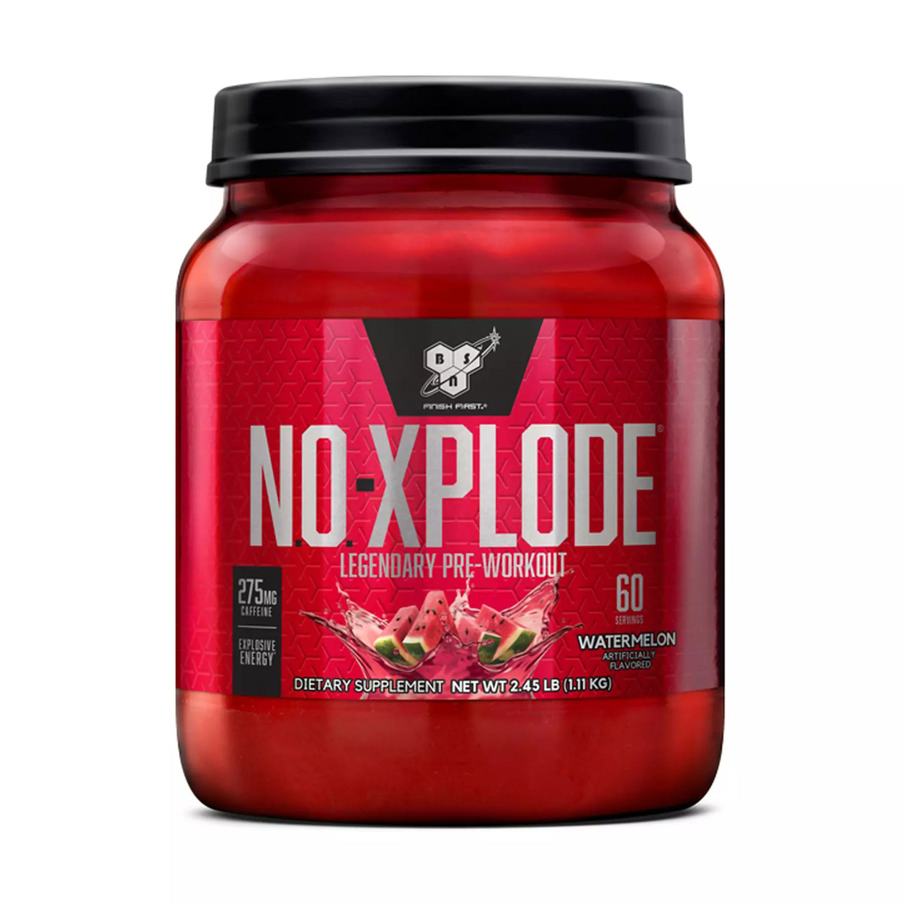 Уцінка! Передтренувальний комплекс BSN N.O.-Xplode 3.3 Pre-Workout Кавун, в порошку, 1.11 кг
Уцінка! Передтренувальний комплекс BSN N.O.-Xplode 3.3 Pre-Workout Кавун, в порошку, 1.11 кг