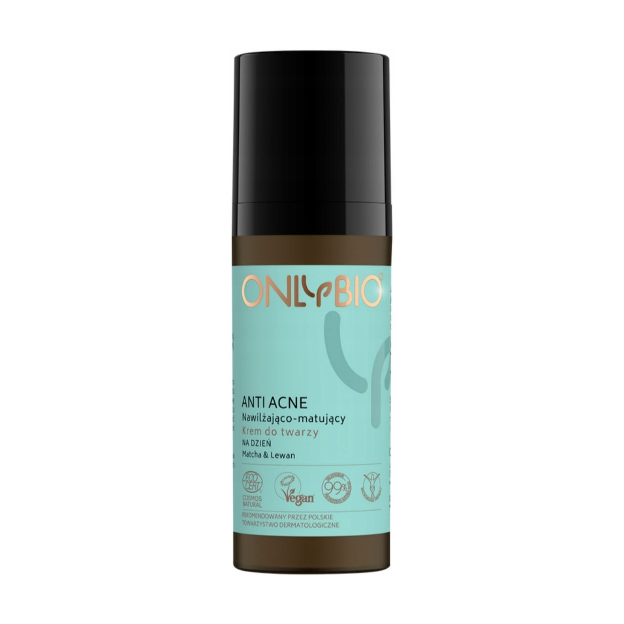 Зволожувальний та матуючий денний крем для обличчя OnlyBio Anti Acne Matcha & Lewan, 50 мл
Зволожувальний та матуючий денний крем для обличчя OnlyBio Anti Acne Matcha & Lewan, 50 мл