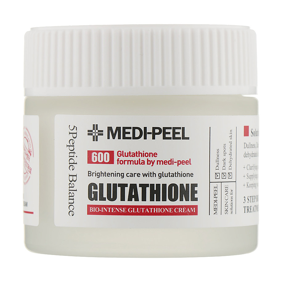 Уцінка! Крем для обличчя Medi-Peel Bio Intense Glutathione White Cream з глутатіоном, 50 мл
Уцінка! Крем для обличчя Medi-Peel Bio Intense Glutathione White Cream з глутатіоном, 50 мл