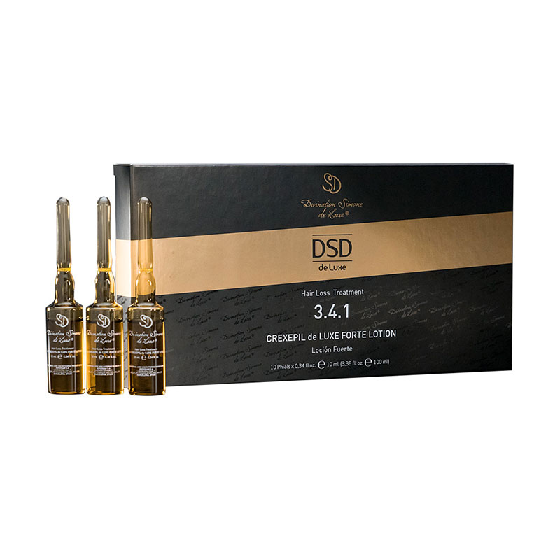 Лосьйон DSD de Luxe 3.4.1 Crexepil Forte Lotion для зниження випадання волосся та стимуляції їх росту, 10*10 мл
Лосьйон DSD de Luxe 3.4.1 Crexepil Forte Lotion для зниження випадання волосся та стимуляції їх росту, 10*10 мл