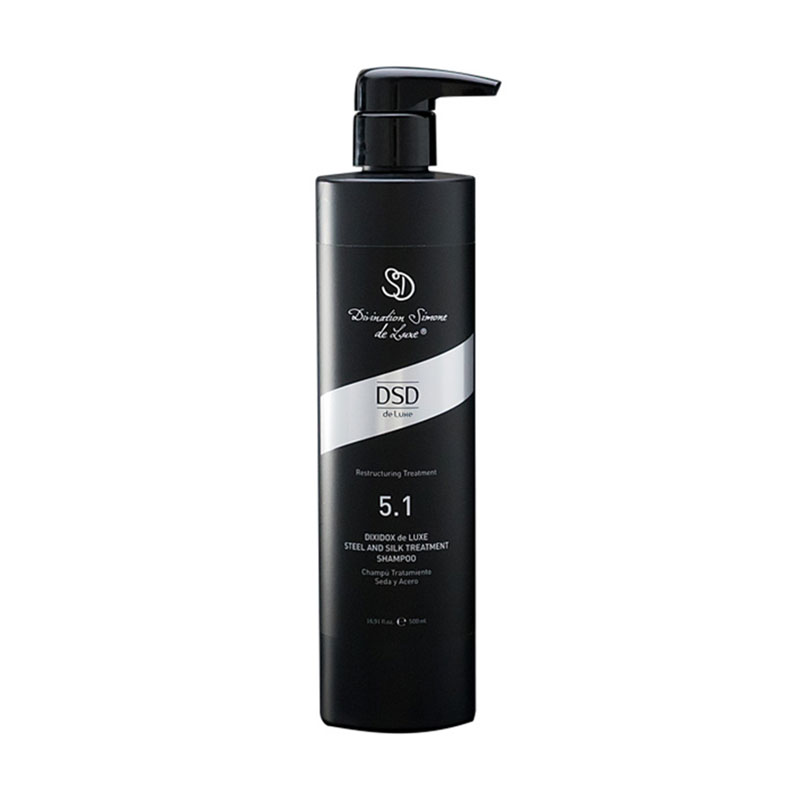 Уцінка! Відновлювальний шампунь для волосся DSD de Luxe 5.1 Steel And Silk Treatment Shampoo, 500 мл
Уцінка! Відновлювальний шампунь для волосся DSD de Luxe 5.1 Steel And Silk Treatment Shampoo, 500 мл