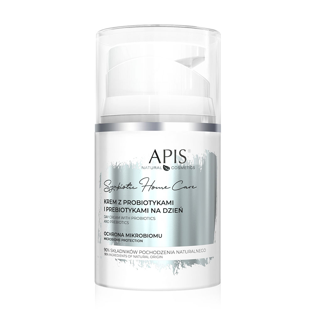 Денний крем для обличчя Apis Natural Cosmetics Synbiotic Home Care Day Cream With Probiotics and Prebiotics, 50 мл
Денний крем для обличчя Apis Natural Cosmetics Synbiotic Home Care Day Cream With Probiotics and Prebiotics, 50 мл