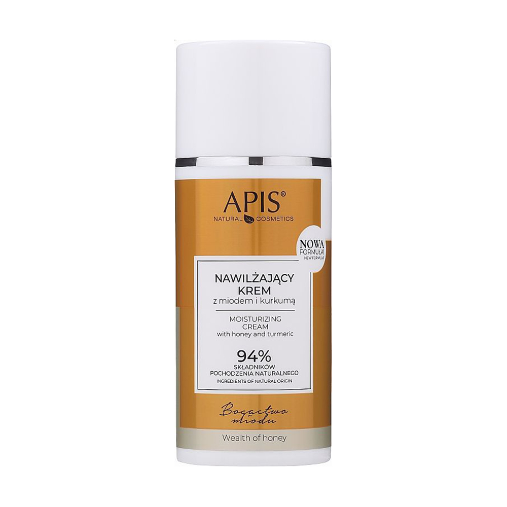 Зволожувальний крем для обличчя Apis Natural Cosmetics Moisturizing Cream з медом та куркумою, 100 мл
Зволожувальний крем для обличчя Apis Natural Cosmetics Moisturizing Cream з медом та куркумою, 100 мл
