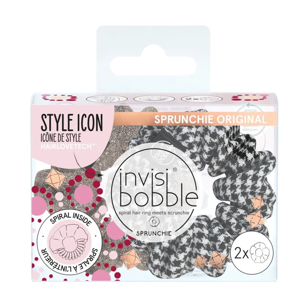 Набір резинок для волосся Invisibobble Sprunchie Multipack British Royal Ladies Who Sprunch, 2 шт
Набір резинок для волосся Invisibobble Sprunchie Multipack British Royal Ladies Who Sprunch, 2 шт