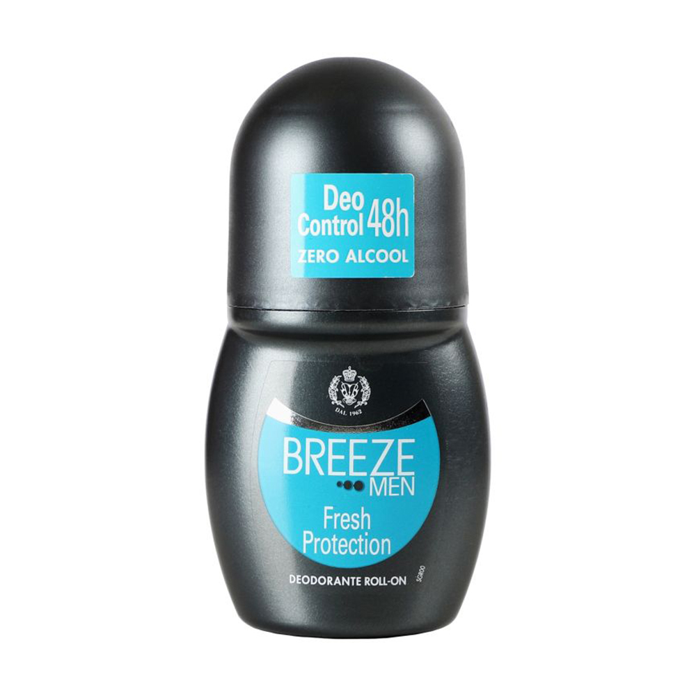 Кульковий дезодорант Breeze Fresh Protection 48H чоловічий, 50 мл
Кульковий дезодорант Breeze Fresh Protection 48H чоловічий, 50 мл