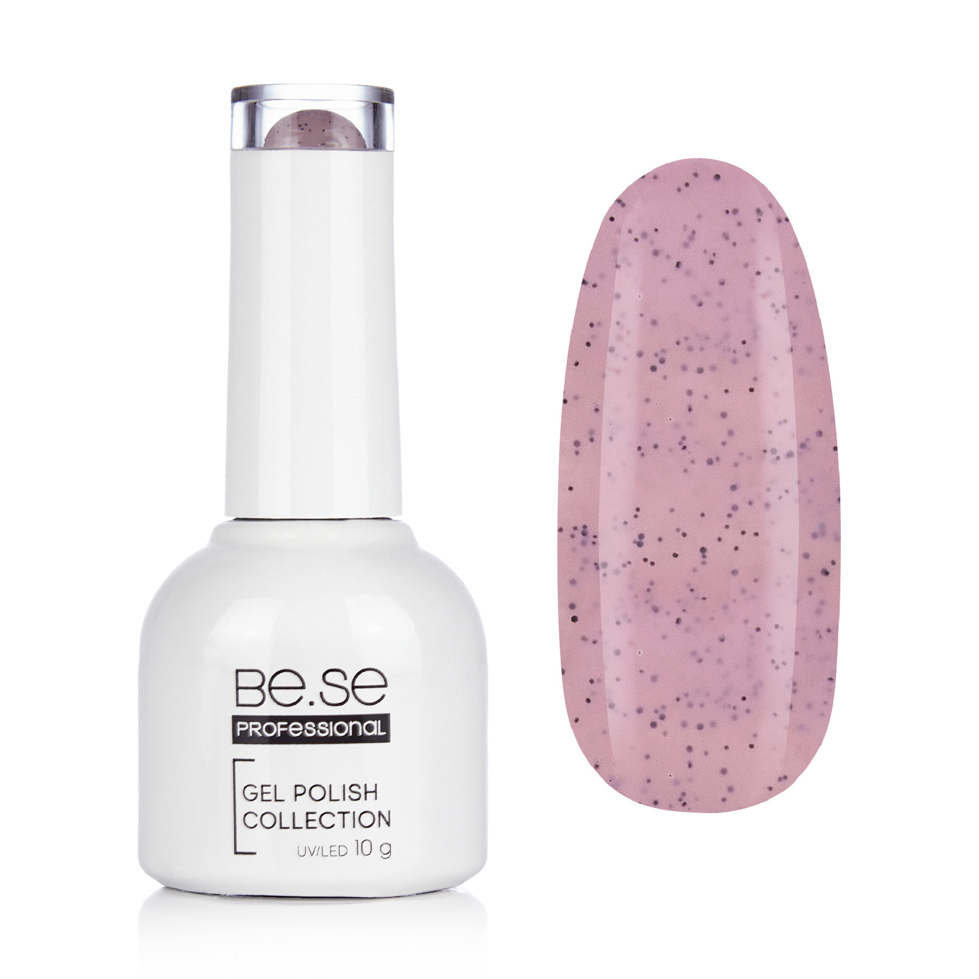 Гель-лак для нігтів Be.Se Professional Gel Polish Collection Pudding 12 Чорні вкраплення, фіолетовий, 10 г
Гель-лак для нігтів Be.Se Professional Gel Polish Collection Pudding 12 Чорні вкраплення, фіолетовий, 10 г