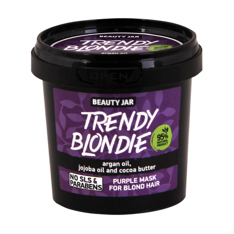 Уцінка! Фіолетова маска Beauty Jar Trendy Blondie Purple Mask для світлого волосся, 150 мл
Уцінка! Фіолетова маска Beauty Jar Trendy Blondie Purple Mask для світлого волосся, 150 мл