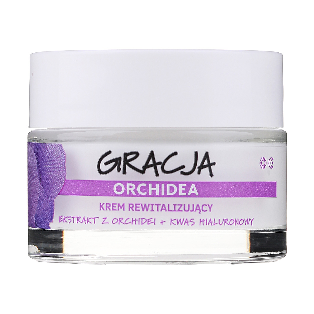 Ревіталізувальний крем для обличчя Gracja Orchid Revitalizing Cream з екстрактом орхідеї та гіалуроновою кислотою, 50 мл
Ревіталізувальний крем для обличчя Gracja Orchid Revitalizing Cream з екстрактом орхідеї та гіалуроновою кислотою, 50 мл