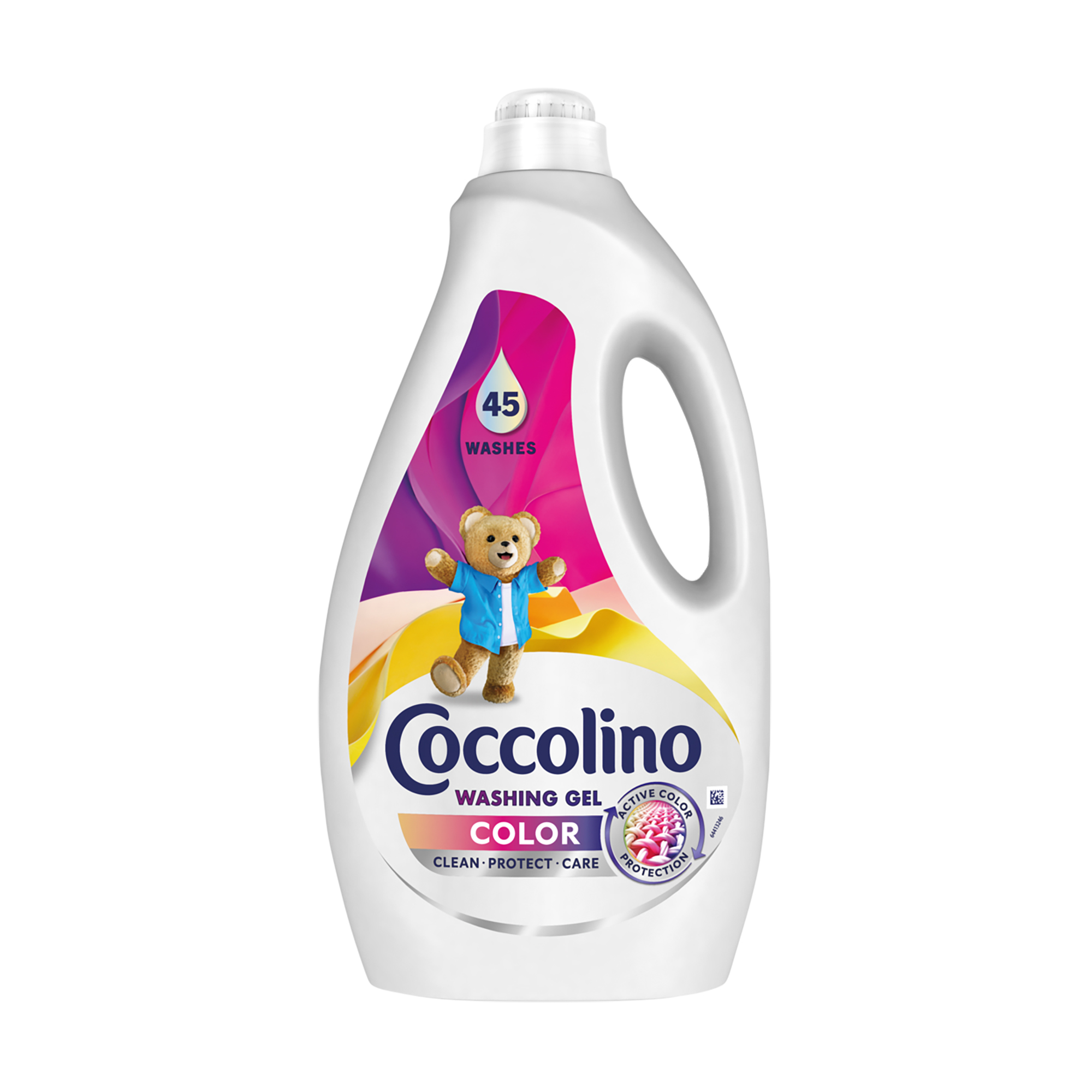 Гель для прання кольорових речей Coccolino Color, 45 циклів прання, 1.8 л
Гель для прання кольорових речей Coccolino Color, 45 циклів прання, 1.8 л