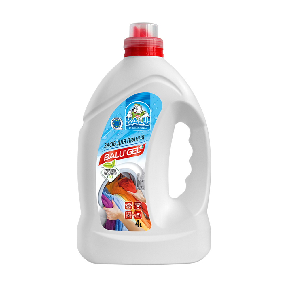 Засіб для прання BALU Professional 80 циклів прання, 4 л
Засіб для прання BALU Professional 80 циклів прання, 4 л