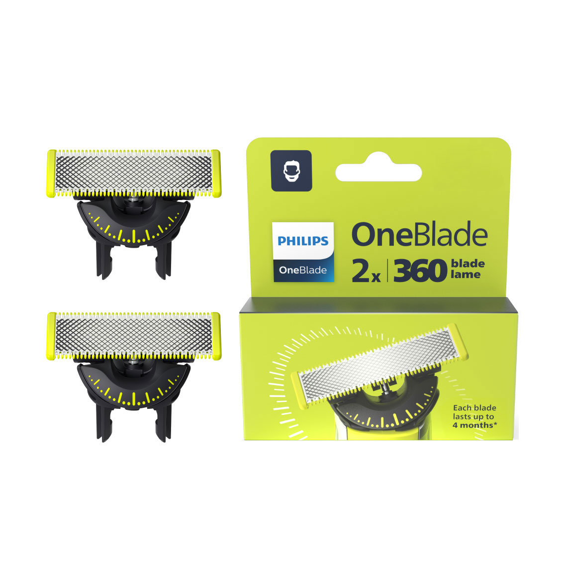 Змінне лезо для електростанка PHILIPS OneBlade, 2 шт (QP420/50)
Змінне лезо для електростанка PHILIPS OneBlade, 2 шт (QP420/50)