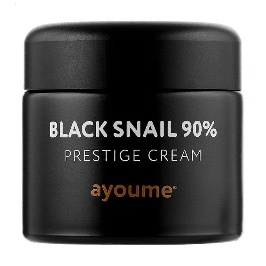 Крем для обличчя Ayoume Black Snail 90% Prestige Cream з муцином чорного равлика, 70 мл
Крем для обличчя Ayoume Black Snail 90% Prestige Cream з муцином чорного равлика, 70 мл