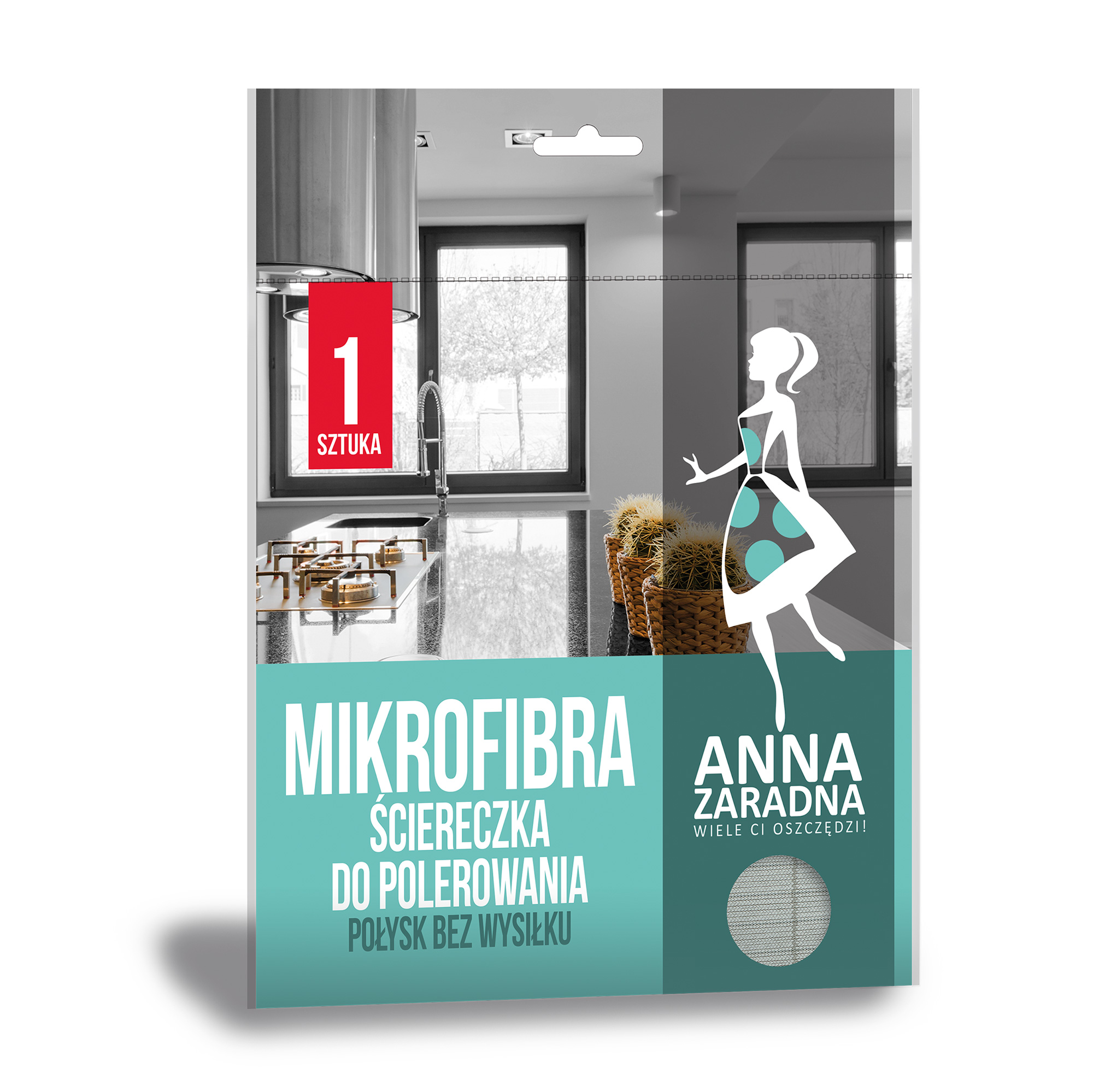 Серветка для полірування Anna Zaradna з мікрофібри, 1 шт
Серветка для полірування Anna Zaradna з мікрофібри, 1 шт