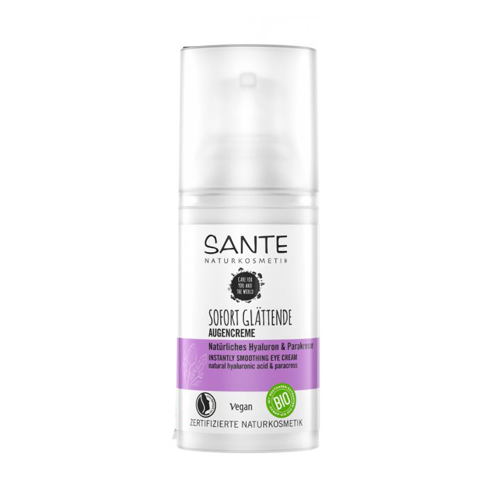 Уцінка! Крем для шкіри навколо очей Sante Instantly Smoothing Eye Cream з гіалуроновою кислотою та акмелою, 15 мл
Уцінка! Крем для шкіри навколо очей Sante Instantly Smoothing Eye Cream з гіалуроновою кислотою та акмелою, 15 мл