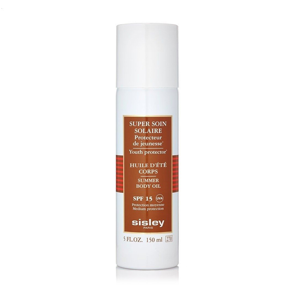 Сонцезахисна олія-спрей для тіла Sisley Super Soin Solaire Summer Body Oil SPF 15, 150 мл
Сонцезахисна олія-спрей для тіла Sisley Super Soin Solaire Summer Body Oil SPF 15, 150 мл