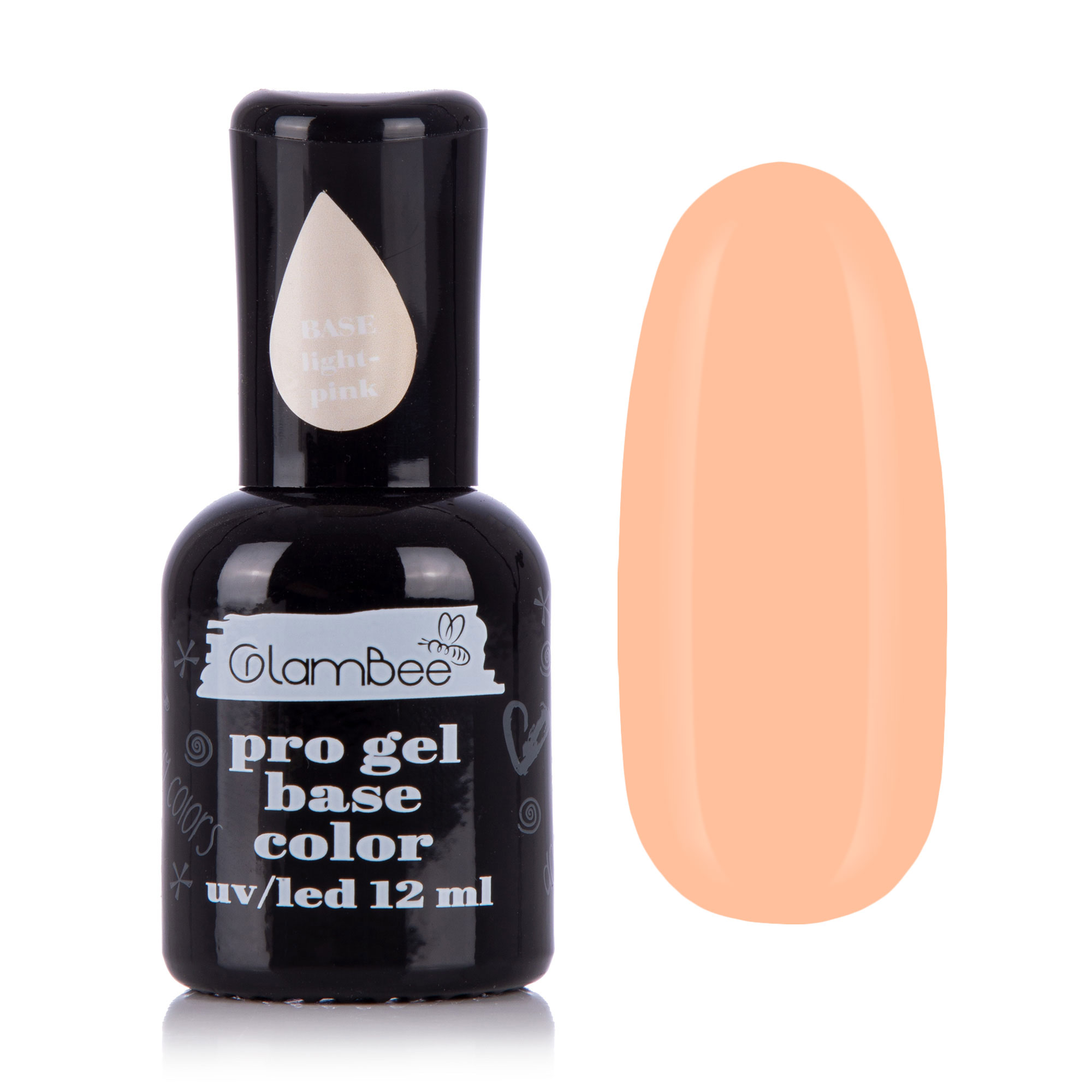 Базове покриття для гель-лаку GlamBee ProGel Base Light Pink, 12 мл
Базове покриття для гель-лаку GlamBee ProGel Base Light Pink, 12 мл