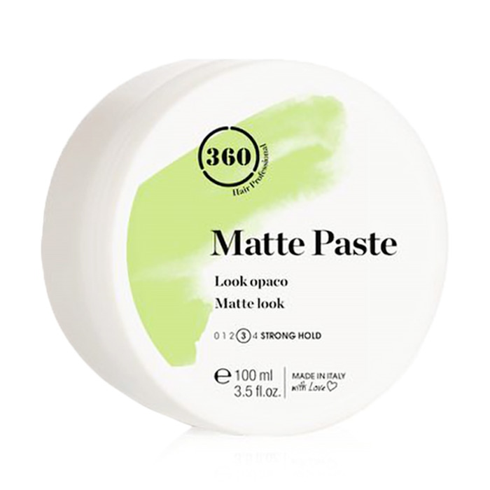 Матова паста для укладки волосся 360 Hair Professional Matte Paste сильної фіксації, 100 мл
Матова паста для укладки волосся 360 Hair Professional Matte Paste сильної фіксації, 100 мл